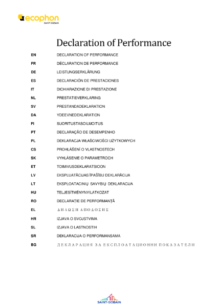 E024 2022-01-24 Declaration of Performance Certificate