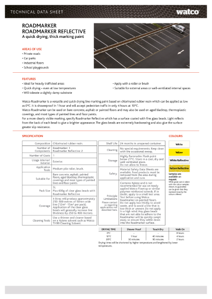 Data Sheet: Roadmarker
