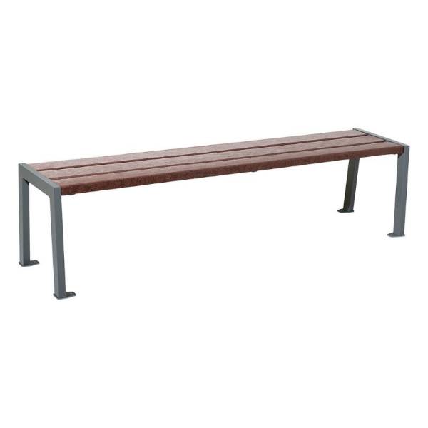 Silaos® Recycled plastic bench - Street furniture
