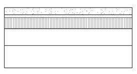 Precast concrete tactile flags on mortar laying course, asphalt concrete base course, type 1 sub base, and optional geotextile and subgrade improvement layers