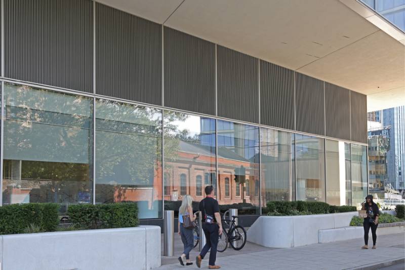 CS Rain Defence Louvres at One Bank Street, London