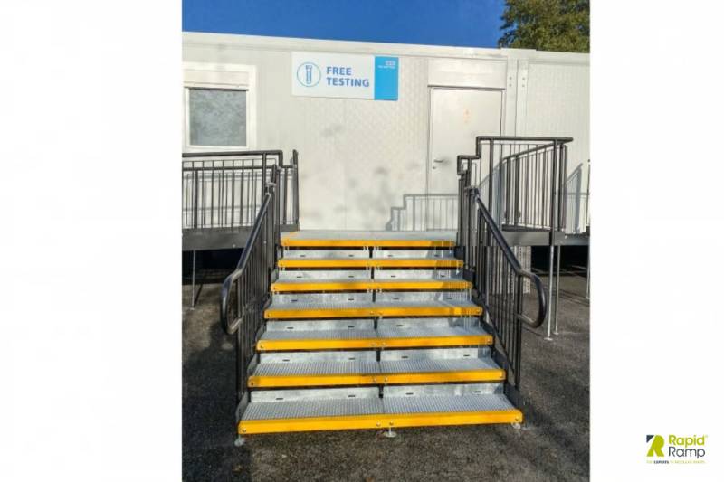 COVID-19 Testing Site, Accrington