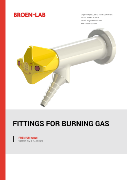 BROEN-LAB UniFlex Fittings for Burning Gases-PREMIUM 99B0061