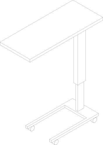 Health Care Overbed Table 