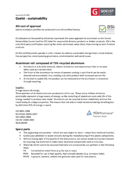 Sustainability Document