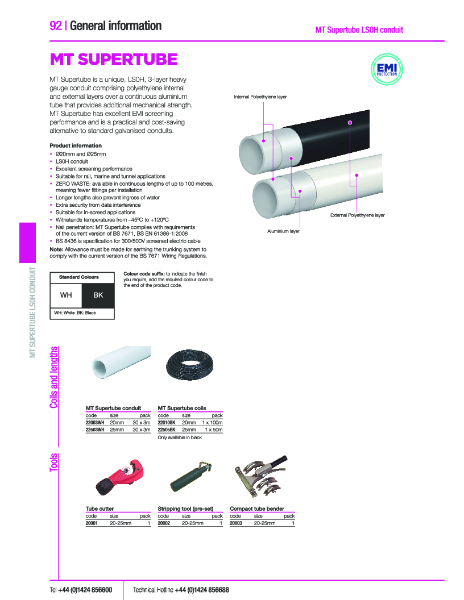 MT Supertube Catalogue