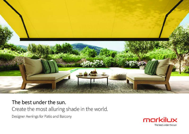 Designer Awnings for Patio and Balcony