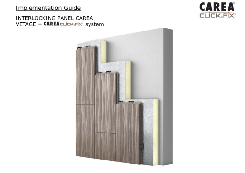 Implementation Guide for Interlocking Panels - Without Subframe