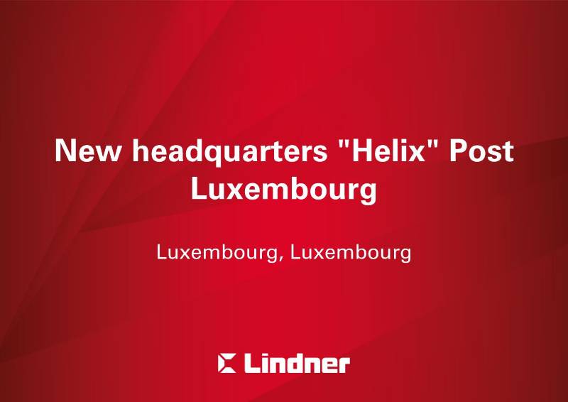 New headquarters "Helix" Post Luxembourg -> Partitions -> Floors