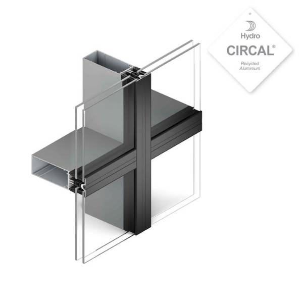 Aluminium Curtain Wall - TENTAL 50  - Facade