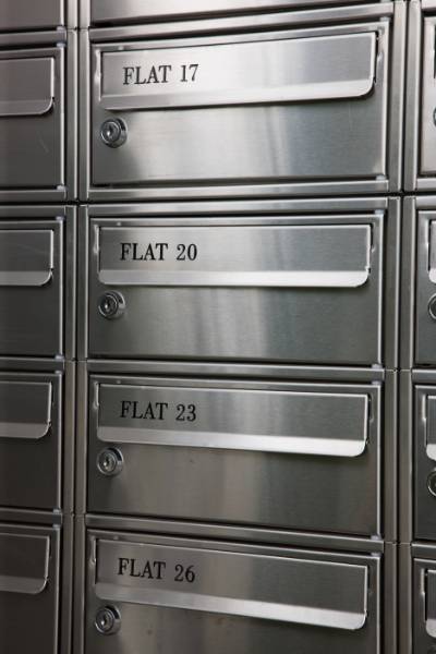 Stainless Steel 2 Horizontal Mailbox - Stainless Steel Mailbox - Horizontal