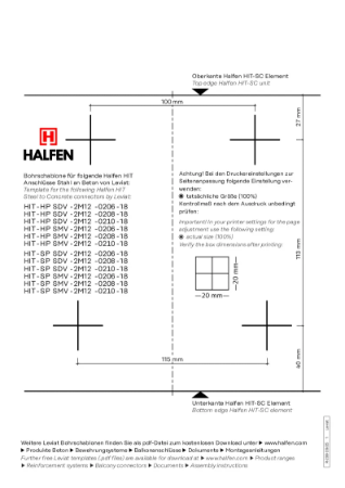 Asennnusohjeet -  HALFEN HIT Insulated Connection