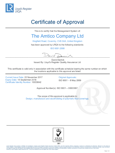 ISO 9001:2008 Certificate