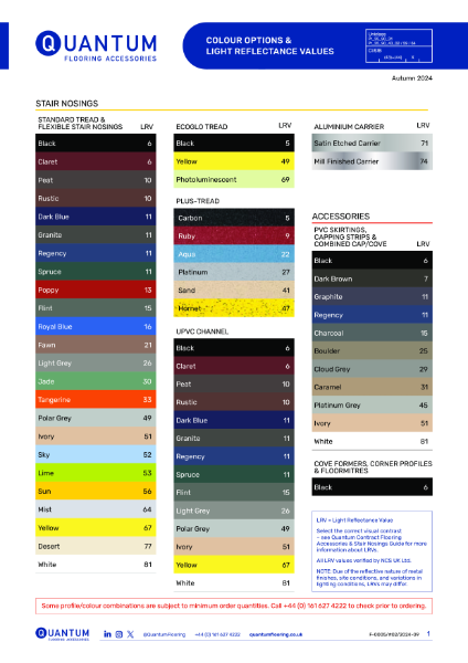 Colour Options 2024