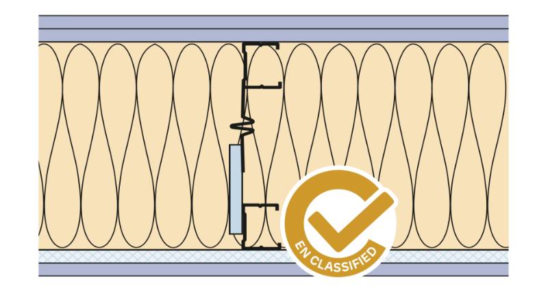Siniat Twin Frame Metal Stud Partition Twin(AB)-CS50R-215dB#15Sx15dB-FFG(300)
