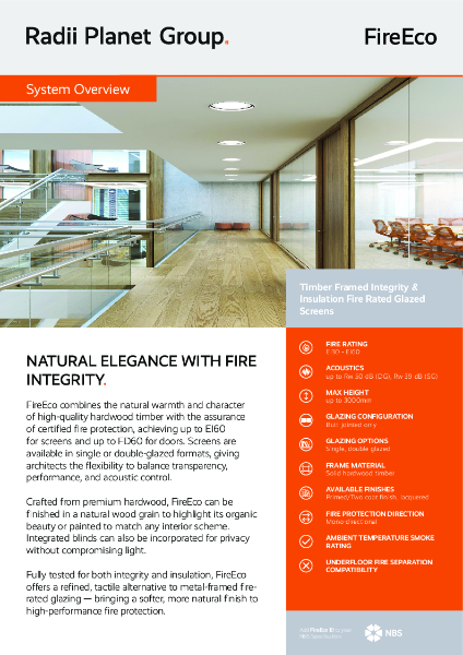 FireEco EI Data Sheet - Radii Planet Group Data Sheet 2025 v1.01