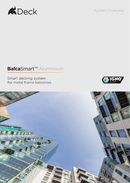 BalcaSmart Aluminium IGNO System Overview