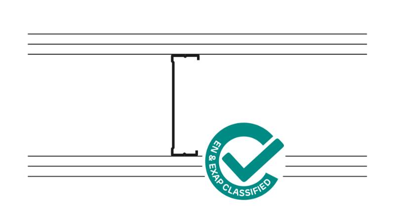 Siniat Single Frame Metal Stud Partition CS14R-215Md - Metal Stud Partitioning