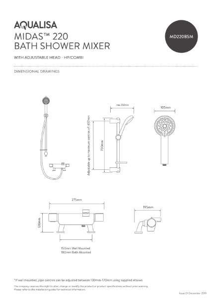 MD220BSM_Spec Sheet