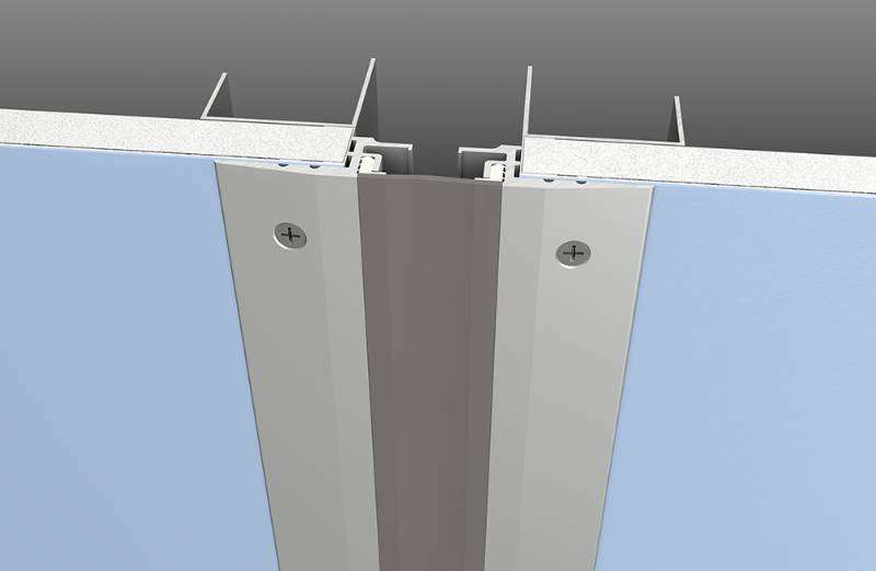 CS Allway® FGFS Series Surface Mounted Wall and Ceiling Joint Covers - Single Gasket