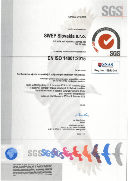 ISO 140001 Kosice