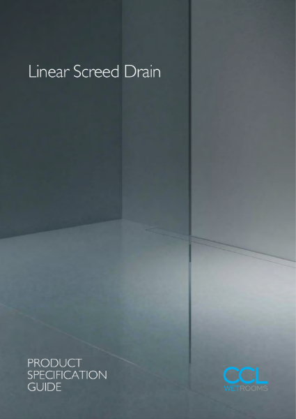 Wet rooms - Linear Screed Drain