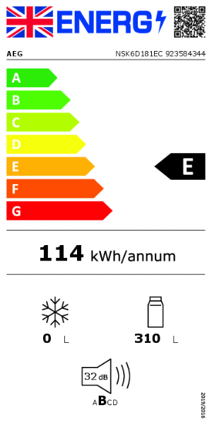 NSK6D181EC - Energy Label