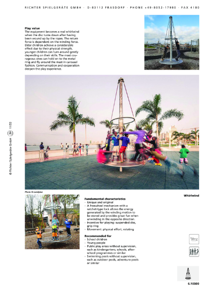 TImberplay Rotating/ Roundabout - Whirlwind - Datashee