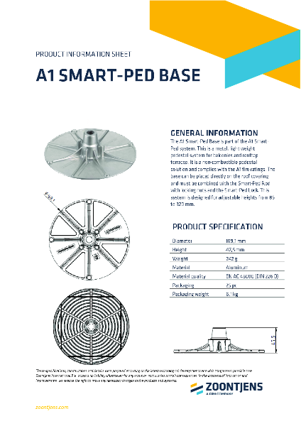 A1 Smart-Ped Base Product Information Sheet