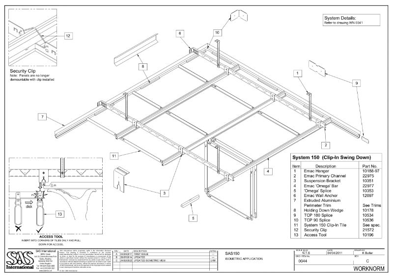 SAS150 - Isometric Application