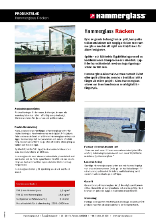 Hammerglass Product Fencing SE