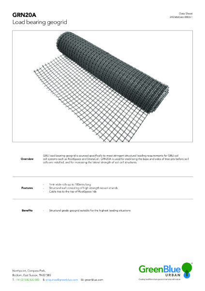 GRN20A - Load Bearing Geogrid