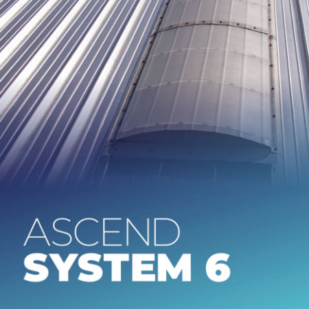 Ascend System 6 - GRP Barrel Vault Rooflight System