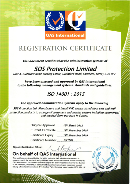 ISO 14001: 2004 Certificate