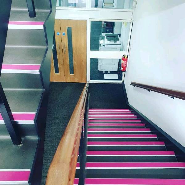 EDUCATION - LOUGHBOROUGH COLLEGE - STAIR NOSINGS