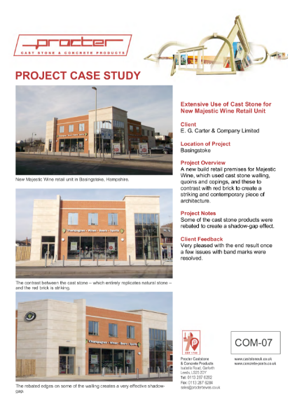 Case Study - Majestic Wine Retails Unit