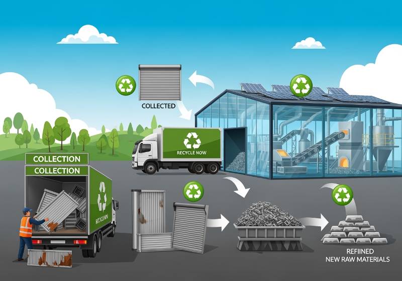 Recycling Roller Shutters: Responsible Disposal and Sustainable Choices