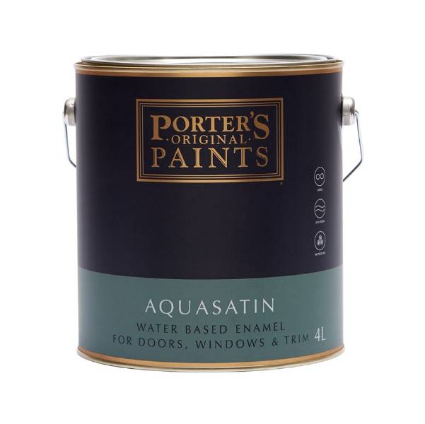 Porter's Aqua Satin Enamel