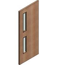 FD60 Single Door Flush Frame - Vision Panel 5
