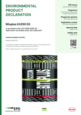 EPD-IES-0025365:001 Bituplus E4200 EG.pdf | Henkel AG & Co. KGaA | NBS ...
