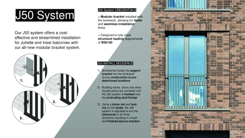 BA Systems - J50 Juliette Balcony System