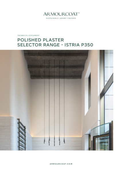 Armourcoat Polished Plaster Istria - Technical Document