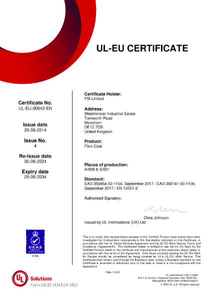 UL-EU Certified