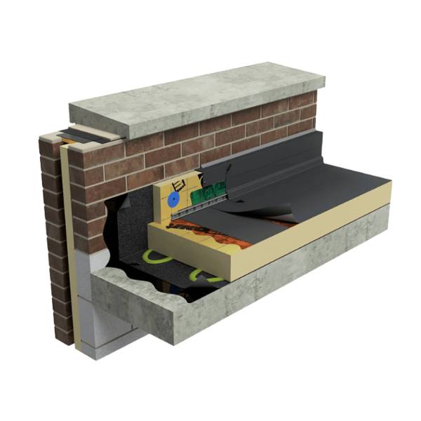 Fully Adhered Single Ply Warm Roof System - IKO Armourplan PSG - 20/25 Year Guarantee