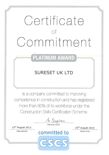 CSCS Certificate of Commitment