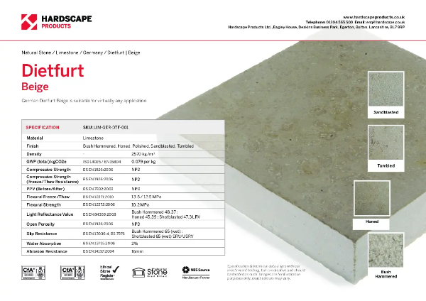 Dietfurt Beig Hardscape Datasheet