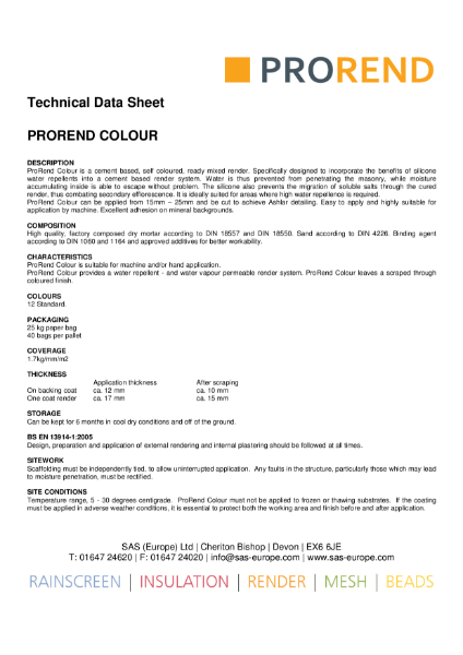 Premium through-coloured silicone monocouche render