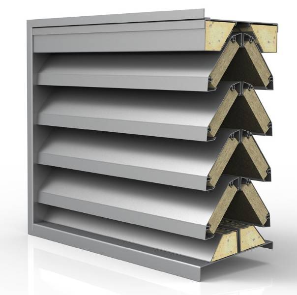 Duco Acoustic Panel 300 - Aluminium Wall Louvre