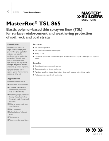 masterroc-tsl-865-tds