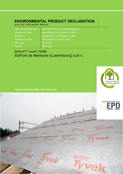 EPD - Tyvek® 2508B 